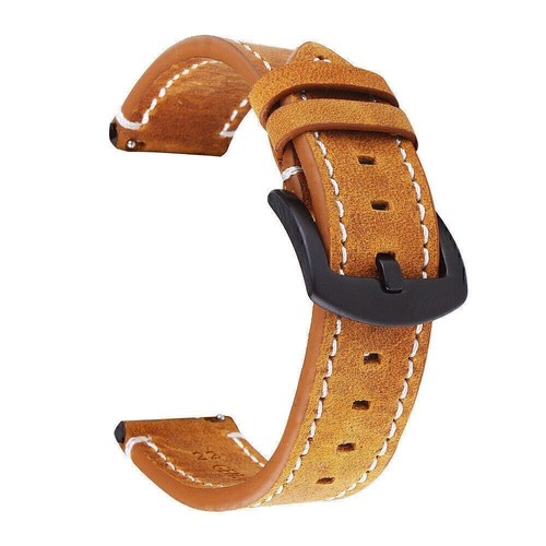 Leather silicone metal strap - leather/silicone/metal,